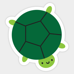 Kawaii Turtle Sticker